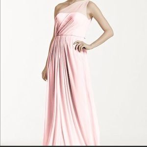 Bridesmaid dress one shoulder